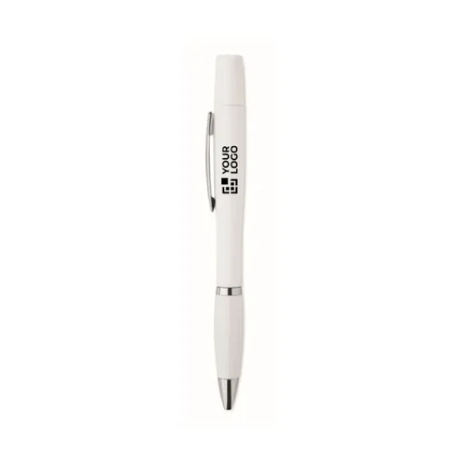 Gift Campaign Penna con inchiostro blu che include kit di pulizia per auricolari> Penne Di Plastica