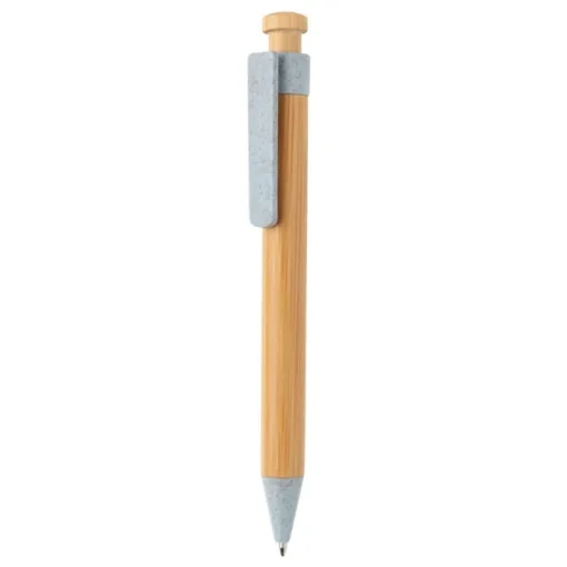 Gift Campaign Penna di bambù con meccanismo a scatto inchiostro blu ColorTip> Gadget Ecologici|Penne Ecologiche