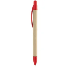 Gift Campaign Penna di carta kraft economica pubblicitaria inchiostro blu Clip> Gadget Ecologici|Penne Ecologiche