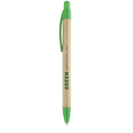 Gift Campaign Penna di carta kraft economica pubblicitaria inchiostro blu Clip> Gadget Ecologici|Penne Ecologiche