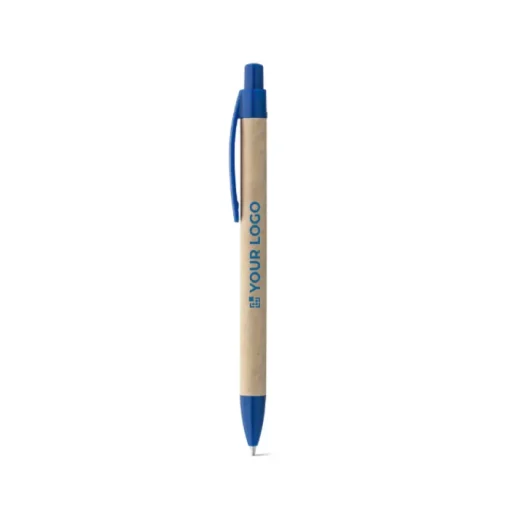 Gift Campaign Penna di carta kraft economica pubblicitaria inchiostro blu Clip> Gadget Ecologici|Penne Ecologiche