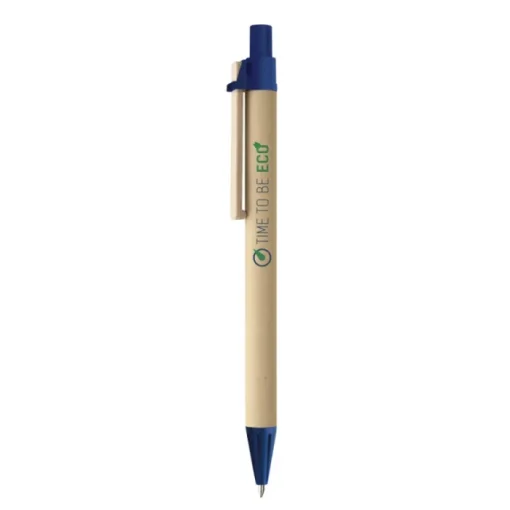 Gift Campaign Penna di carta ricilata con clip in legno inchiostro nero Woodclip> Gadget Ecologici|Penne Ecologiche