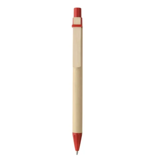 Gift Campaign Penna di carta ricilata con clip in legno inchiostro nero Woodclip> Gadget Ecologici|Penne Ecologiche