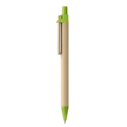 Gift Campaign Penna di carta ricilata con clip in legno inchiostro nero Woodclip> Gadget Ecologici|Penne Ecologiche