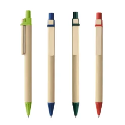 Gift Campaign Penna di carta ricilata con clip in legno inchiostro nero Woodclip></noscript> Gadget Ecologici|Penne Ecologiche
