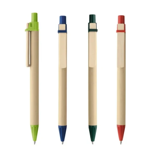 Gift Campaign Penna di carta ricilata con clip in legno inchiostro nero Woodclip> Gadget Ecologici|Penne Ecologiche