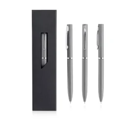Gift Campaign Penna di lusso in metallo con finitura opaca e astuccio inchiostro blu></noscript> Penne In Metallo