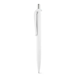 Gift Campaign Penna di plastica bianca con clip in vari colori e inchiostro blu></noscript> Penne Di Plastica