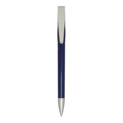 Gift Campaign Penna di plastica riciclata con clip e punta argentate, inchiostro blu> Penne Di Plastica