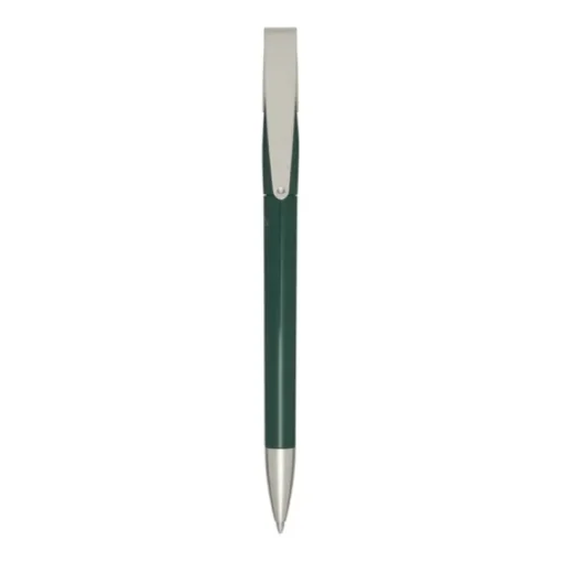 Gift Campaign Penna di plastica riciclata con clip e punta argentate, inchiostro blu> Penne Di Plastica
