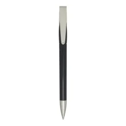 Gift Campaign Penna di plastica riciclata con clip e punta argentate, inchiostro blu></noscript> Penne Di Plastica