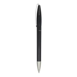 Gift Campaign Penna di plastica riciclata con clip e punta argentate, inchiostro blu></noscript> Penne Di Plastica
