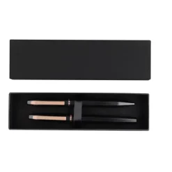 Gift Campaign Penna e roller in alluminio riciclato in astuccio e inchiostro blu><noscript><img width=