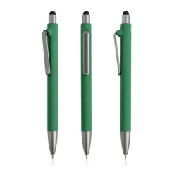 Gift Campaign Penna eco blu in plastica riutilizzabile con rivestimento gommato></noscript> Penne Ecologiche|Penne Di Plastica