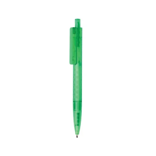 Gift Campaign Penna ecologica con design geometrico e inchiostro blu Dokumental®> Penne Ecologiche