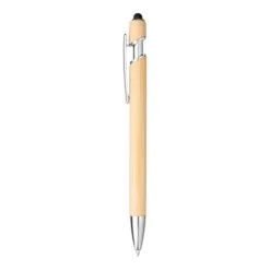 Gift Campaign Penna ecologica in bambù con gommino touch screen e inchiostro blu> Penne Ecologiche