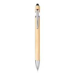 Gift Campaign Penna ecologica in bambù con gommino touch screen e inchiostro blu></noscript> Penne Ecologiche