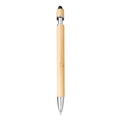 Gift Campaign Penna ecologica in bambù con gommino touch screen e inchiostro blu></noscript> Penne Ecologiche