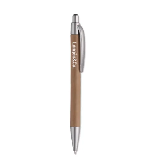 Gift Campaign Penna ecologica in cartone elegante inchiostro blu Push> Gadget Ecologici|Penne Ecologiche
