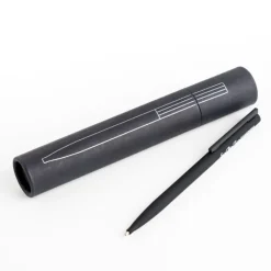 Gift Campaign Penna elegante e sottile in ottone e acciaio inox con inchiostro blu></noscript> Penne In Metallo