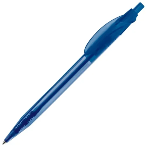 Gift Campaign Penna europea dai colori trasparenti con clip ad arco e inchiostro blu> Penne Di Plastica
