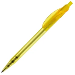 Gift Campaign Penna europea dai colori trasparenti con clip ad arco e inchiostro blu></noscript> Penne Di Plastica