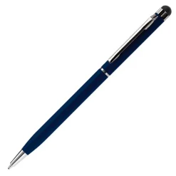 Gift Campaign Penna fine ed elegante in alluminio con gommino touch e inchiostro blu></noscript> Penne Touch|Penne In Metallo
