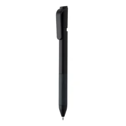 Gift Campaign Penna in ABS riciclato con blocco sicuro ed inchiostro blu Dokumental®> Penne Di Plastica