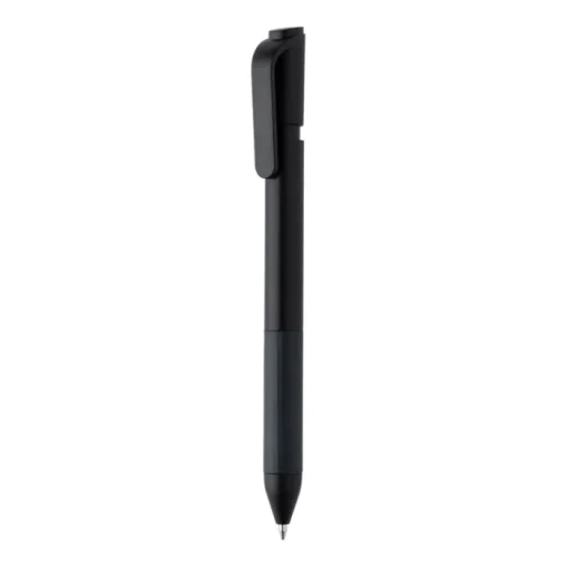 Gift Campaign Penna in ABS riciclato con blocco sicuro ed inchiostro blu Dokumental®> Penne Di Plastica
