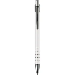Gift Campaign Penna in alluminio con 5 anelli argentati e inchiostro nero> Penne In Metallo