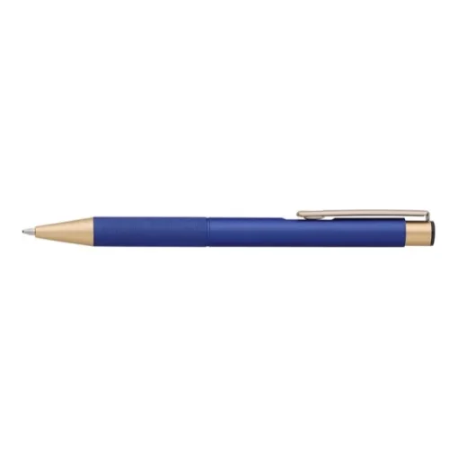 Gift Campaign Penna in alluminio con finitura opaca e dettagli dorati inchiostro blu> Penne In Metallo