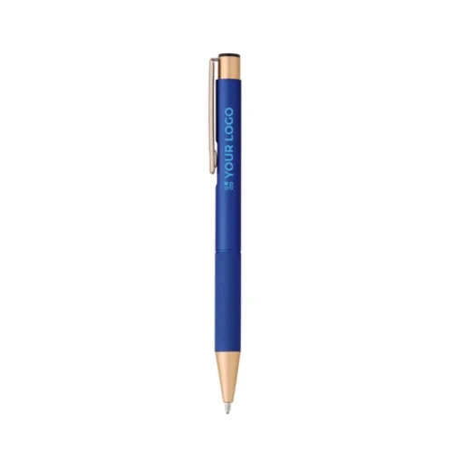 Gift Campaign Penna in alluminio con finitura opaca e dettagli dorati inchiostro blu> Penne In Metallo