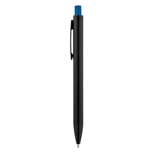 Gift Campaign Penna in alluminio con finitura opaca pulsante colorato inchiostro blu> Penne In Metallo