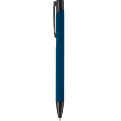 Gift Campaign Penna in alluminio con finitura in gomma colorata e inchiostro blu></noscript> Penne In Metallo