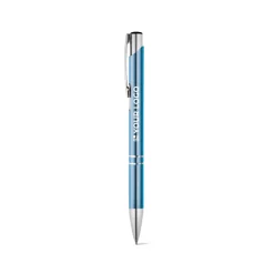 Gift Campaign Penna in alluminio con meccanismo a pressione e inchiostro blu></noscript> Penne In Metallo