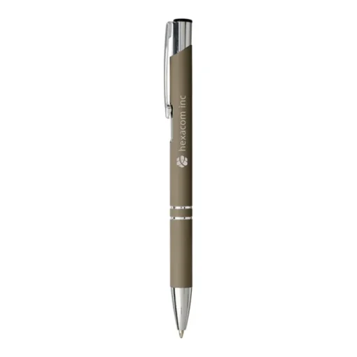 Gift Campaign Penna in alluminio con rivestimento morbido al tatto inchiostro nero> Penne In Metallo
