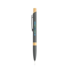 Gift Campaign Penna in alluminio riciclato con dettagli in bambù inchiostro blu></noscript> Penne Ecologiche|Penne In Metallo