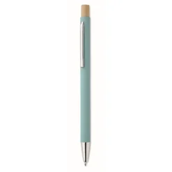Gift Campaign Penna in alluminio riciclato con pulsante in bambù e inchiostro blu></noscript> Penne Ecologiche|Penne In Metallo