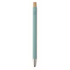 Gift Campaign Penna in alluminio riciclato con pulsante in bambù e inchiostro blu></noscript> Penne Ecologiche|Penne In Metallo
