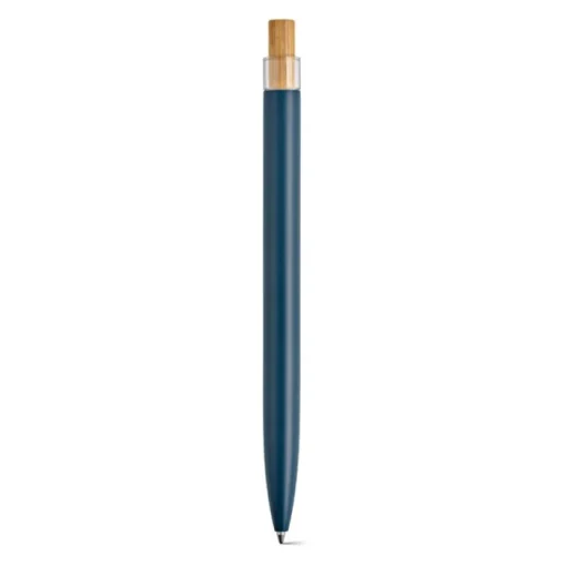 Gift Campaign Penna in alluminio riciclato rPET e bambù con inchiostro blu Dokumental®> Penne Ecologiche|Penne In Metallo