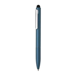 Gift Campaign Penna in alluminio riciclato con gommino touchscreen e inchiostro blu></noscript> Penne In Metallo