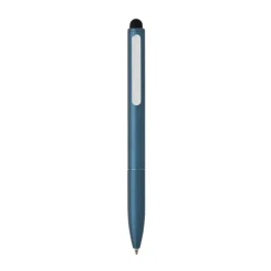 Gift Campaign Penna in alluminio riciclato con gommino touchscreen e inchiostro blu></noscript> Penne In Metallo
