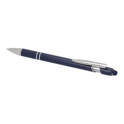 Gift Campaign Penna in alluminio riciclato con finitura argento inchiostro nero><noscript><img width=