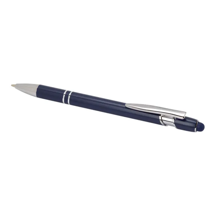 Gift Campaign Penna in alluminio riciclato con finitura argento inchiostro nero> Penne Ecologiche|Penne In Metallo