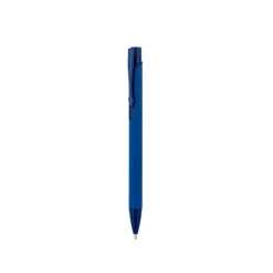 Gift Campaign Penna in alluminio riciclato con finitura in gomma inchiostro blu> Penne Ecologiche|Penne In Metallo