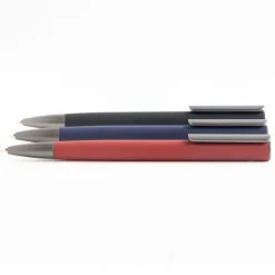 Gift Campaign Penna in alluminio riciclato con finitura in gomma e inchiostro blu></noscript> Penne Ecologiche|Penne In Metallo