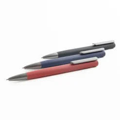 Gift Campaign Penna in alluminio riciclato con finitura in gomma e inchiostro blu></noscript> Penne Ecologiche|Penne In Metallo