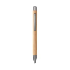 Gift Campaign Penna in bambù a sfera con clip metallica e inchiostro blu></noscript> Penne Ecologiche
