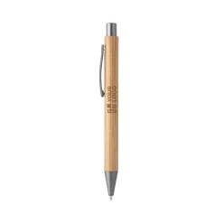 Gift Campaign Penna in bambù a sfera con clip metallica e inchiostro blu></noscript> Penne Ecologiche