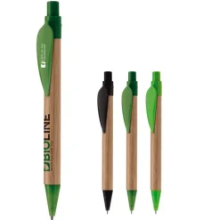 Gift Campaign Penna in bambù con clip a forma di foglia e inchiostro nero></noscript> Penne Ecologiche